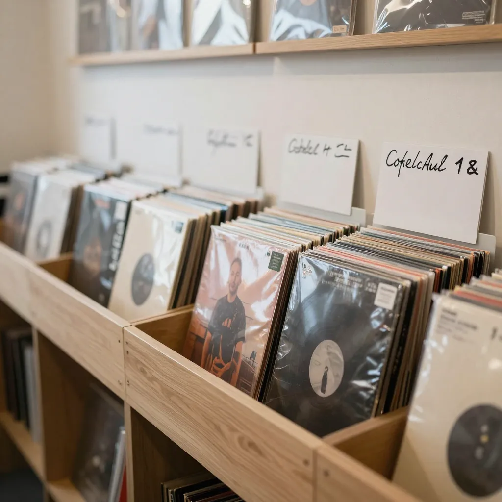 Natural style photography of restored vinyl